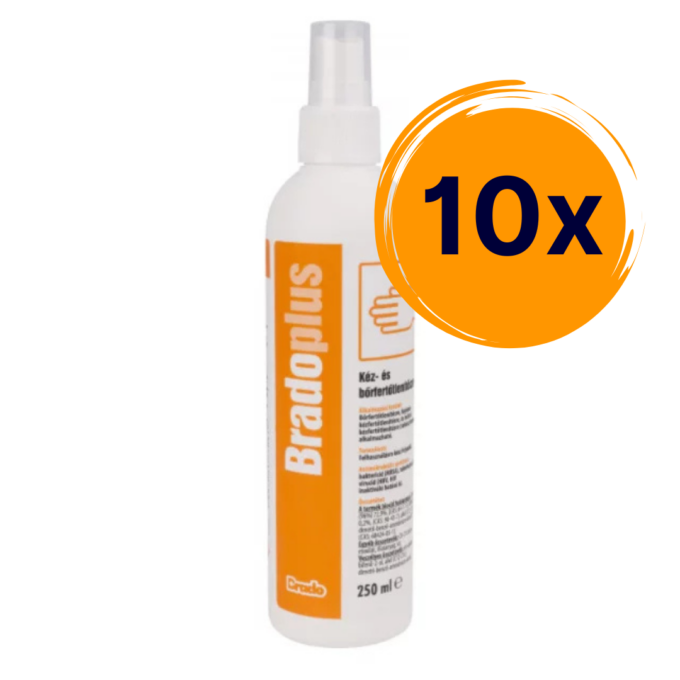 Bradoplus spray 250 ml 10 flakon