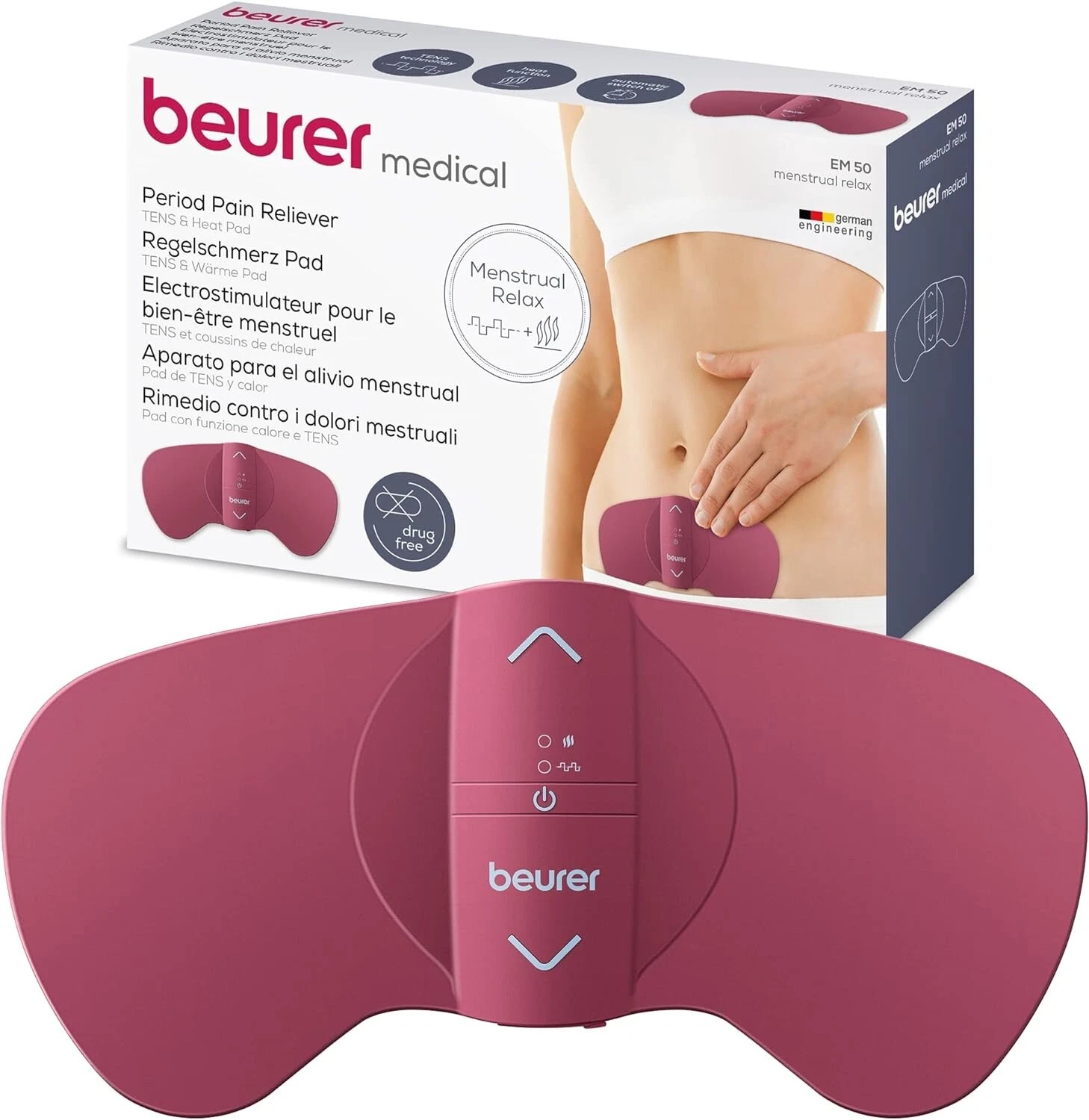 Beurer EM 50 Menstrual Relax TENS + melegítő funkcióval - Image 2